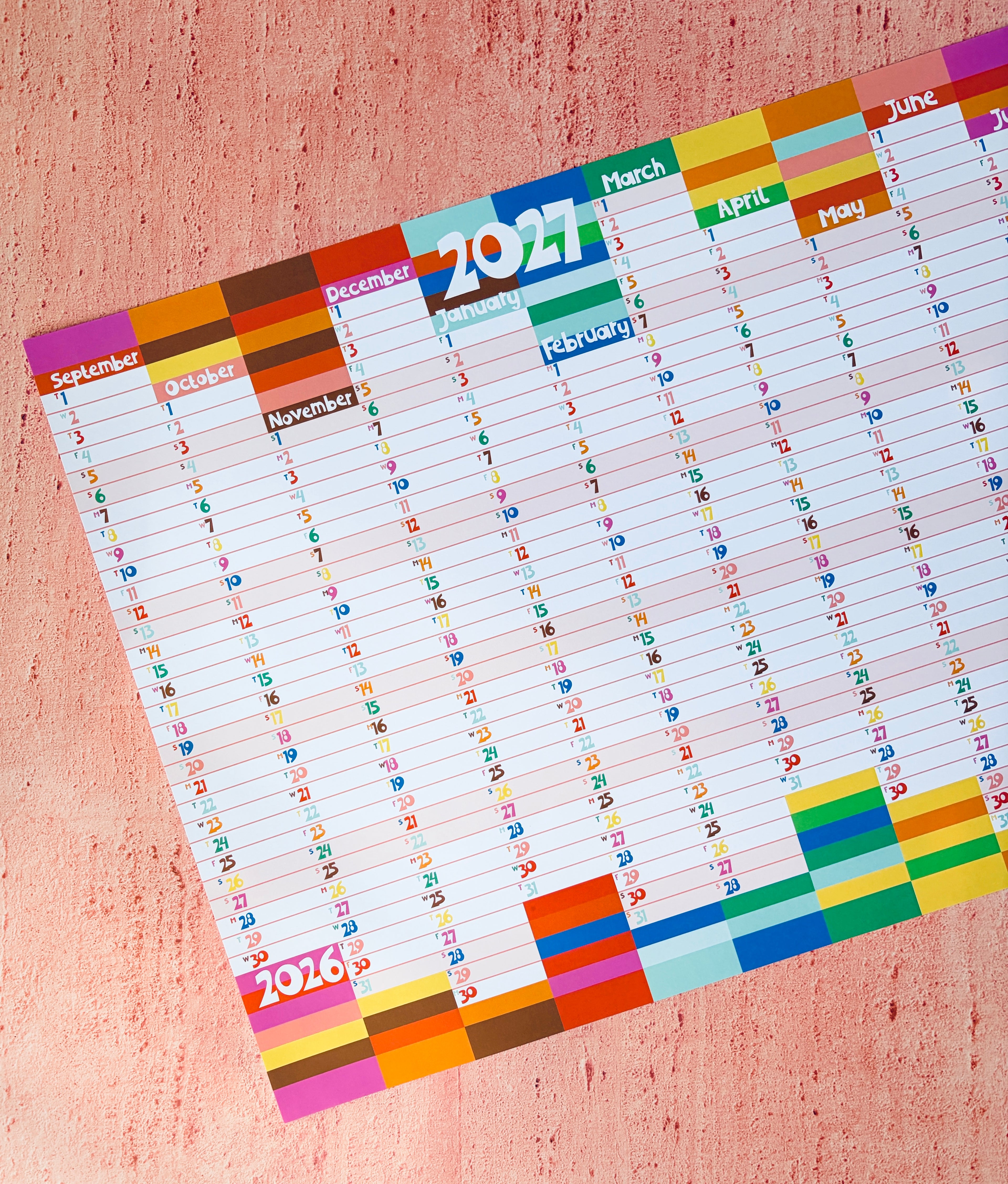 NEW! Academic Year Wall Planner 2026/27