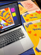 Love Speaks Louder - Riso Print
