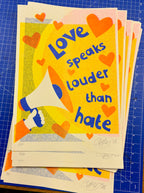 Love Speaks Louder - Riso Print