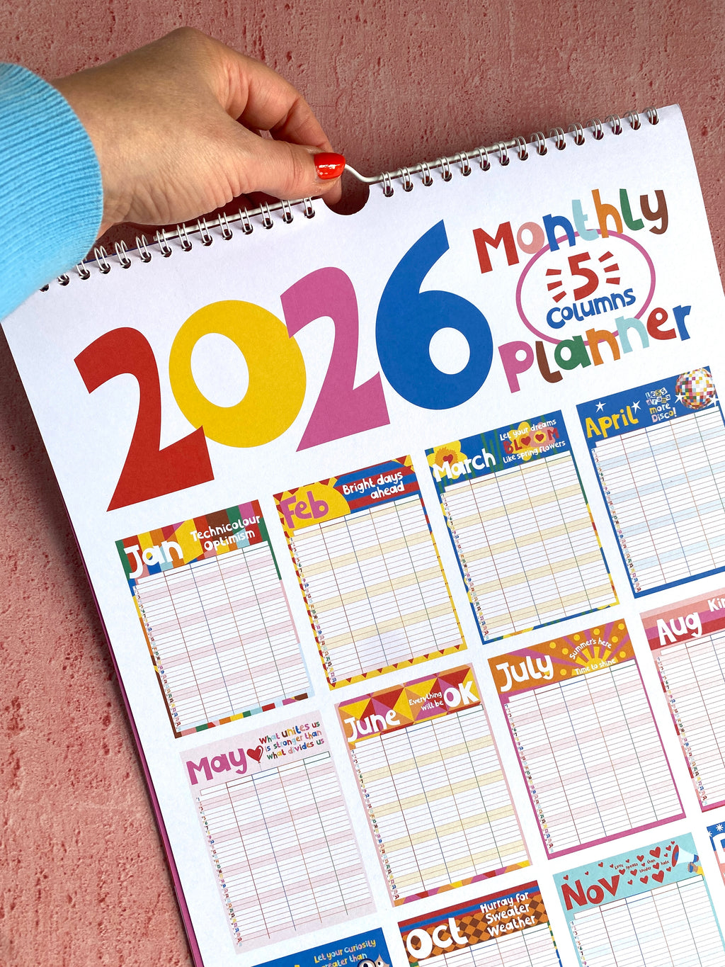 2026 Monthly Family Planner
