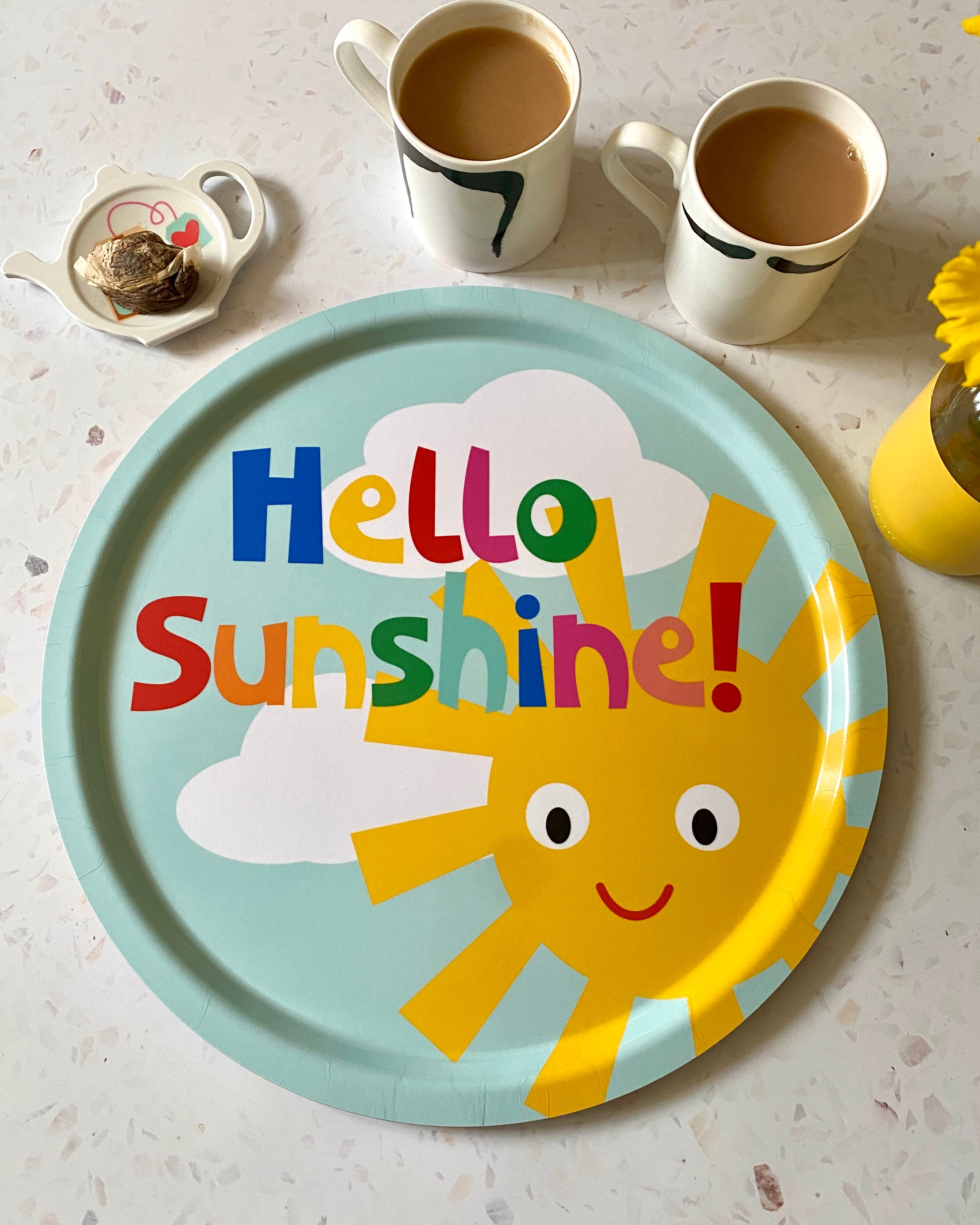 New! Hello Sunshine Serving Tray