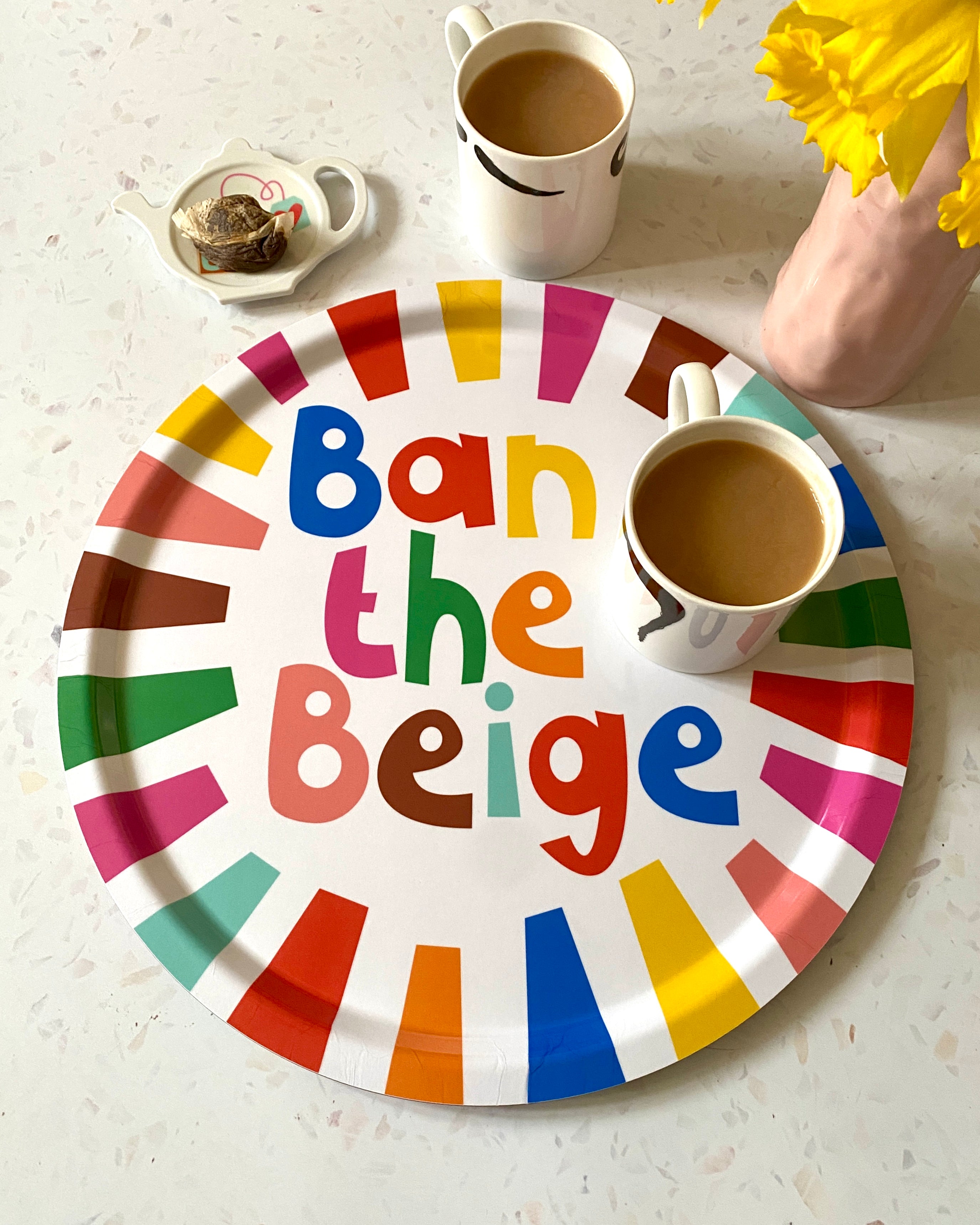 New! Ban The Beige Serving Tray