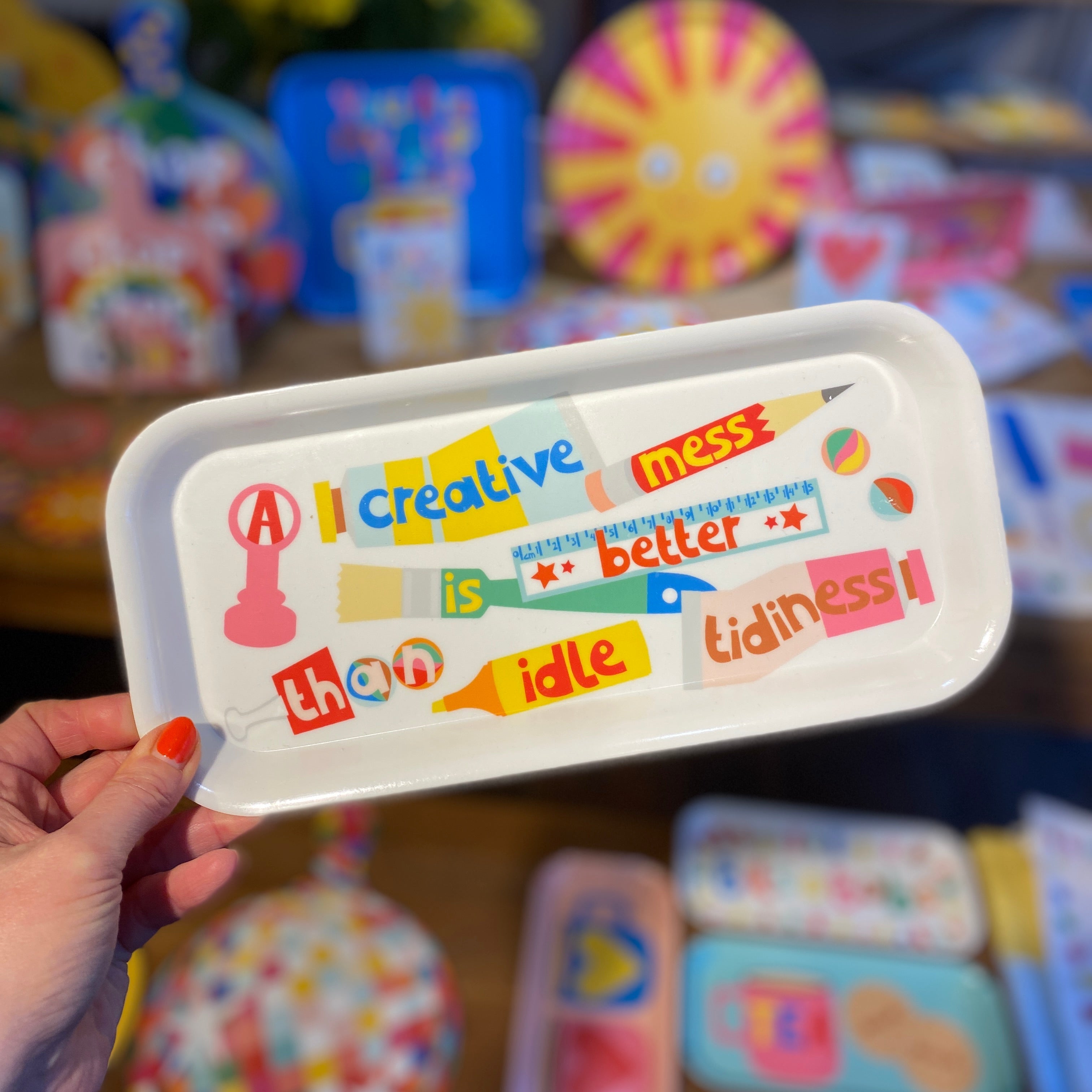 New! Creative Mess Melamine Desk Tidy