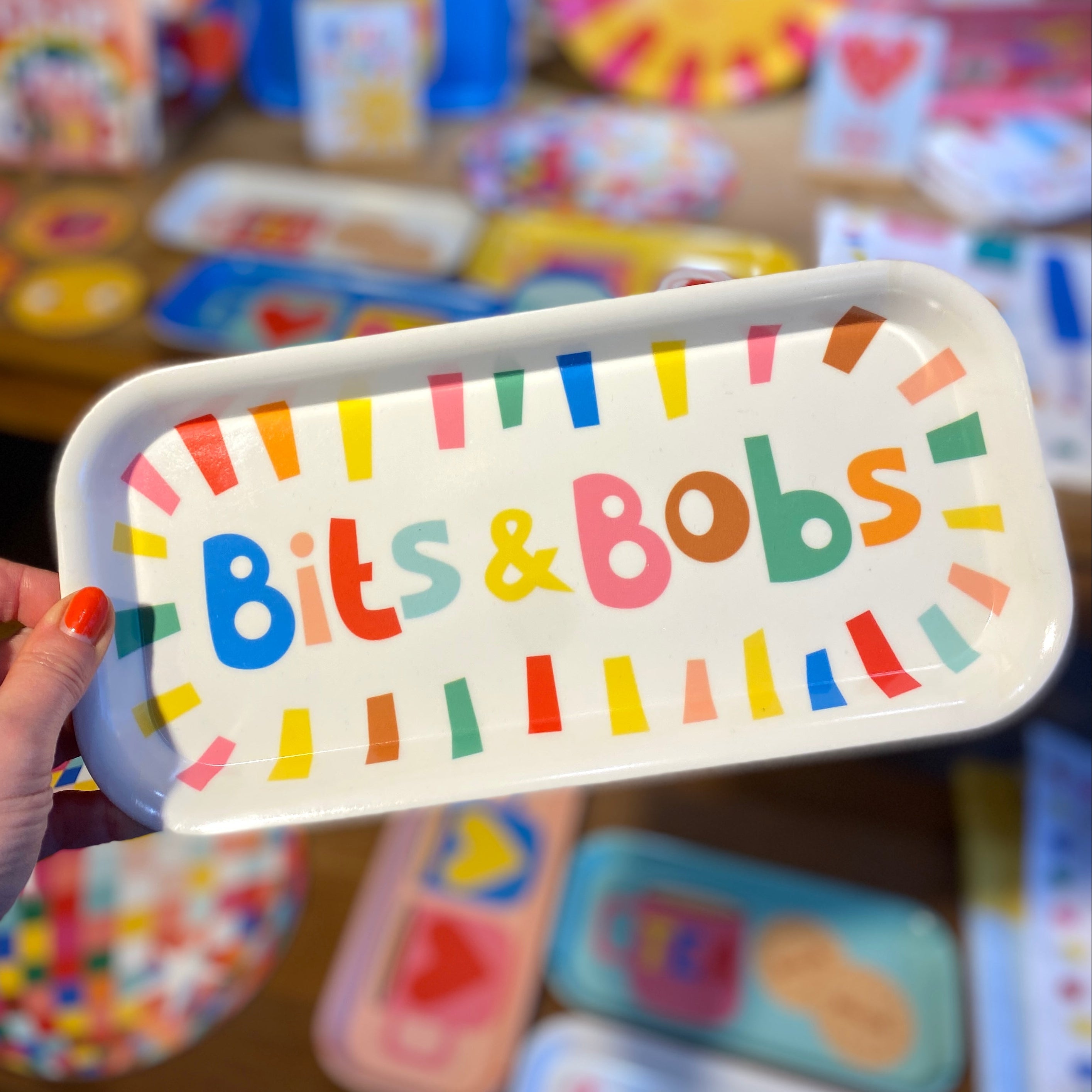 New! Bits and Bobs Melamine Tray