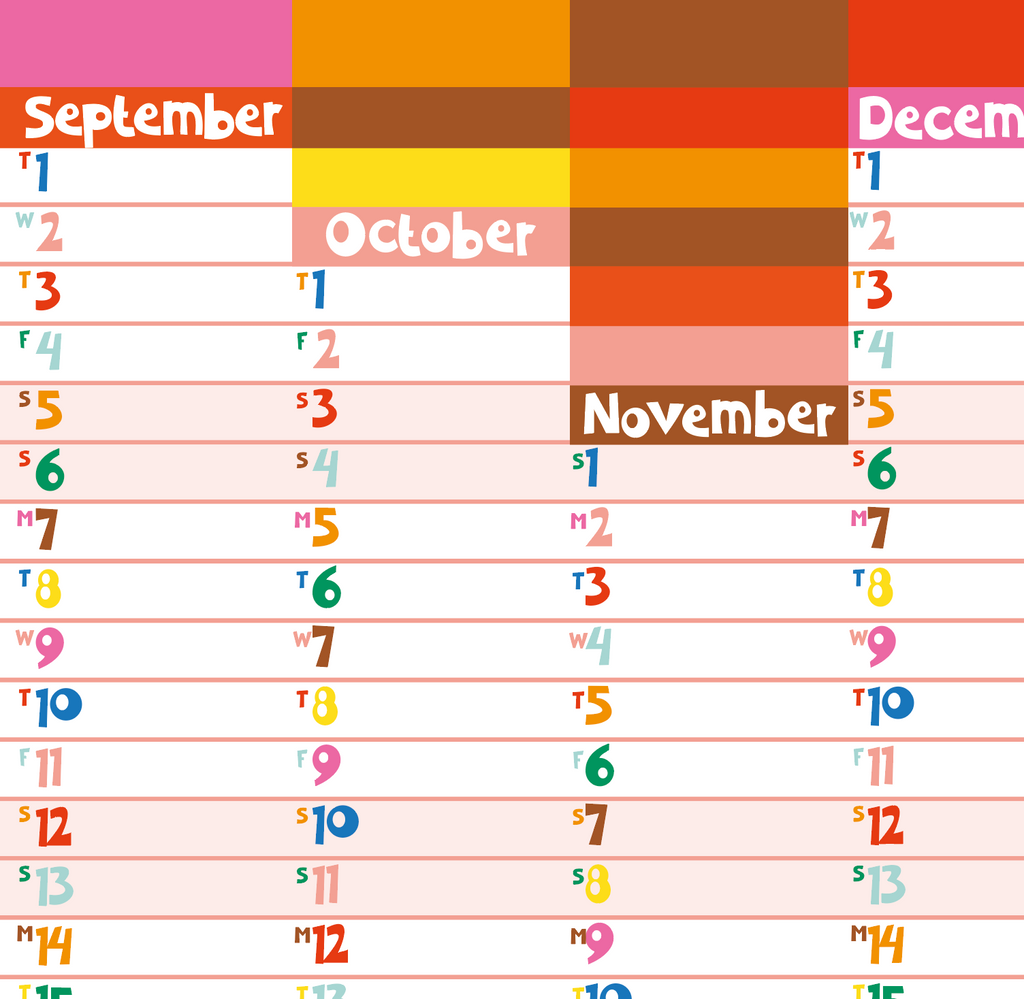 NEW! Academic Year Wall Planner 2026/27