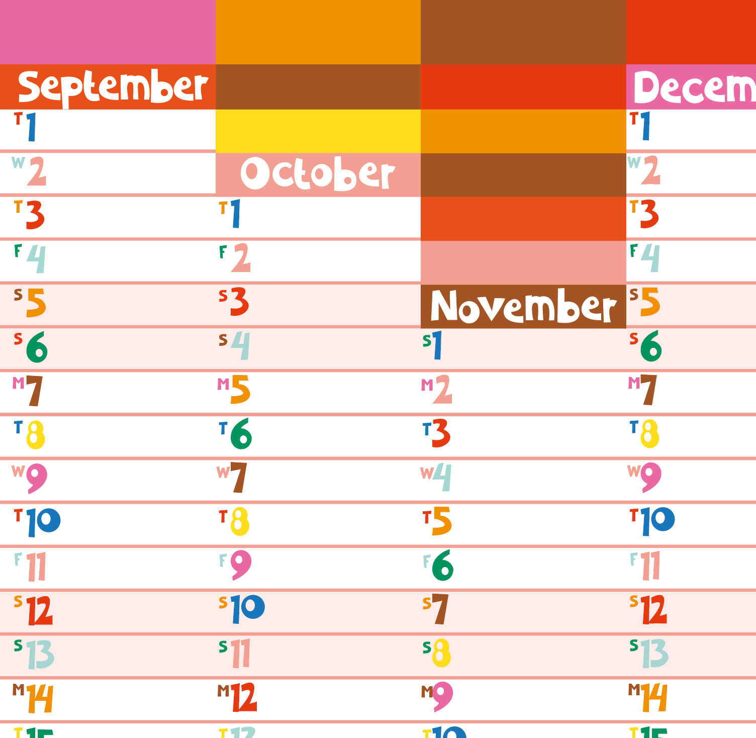 NEW! Academic Year Wall Planner 2026/27