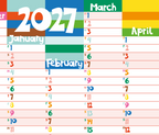 NEW! Academic Year Wall Planner 2026/27