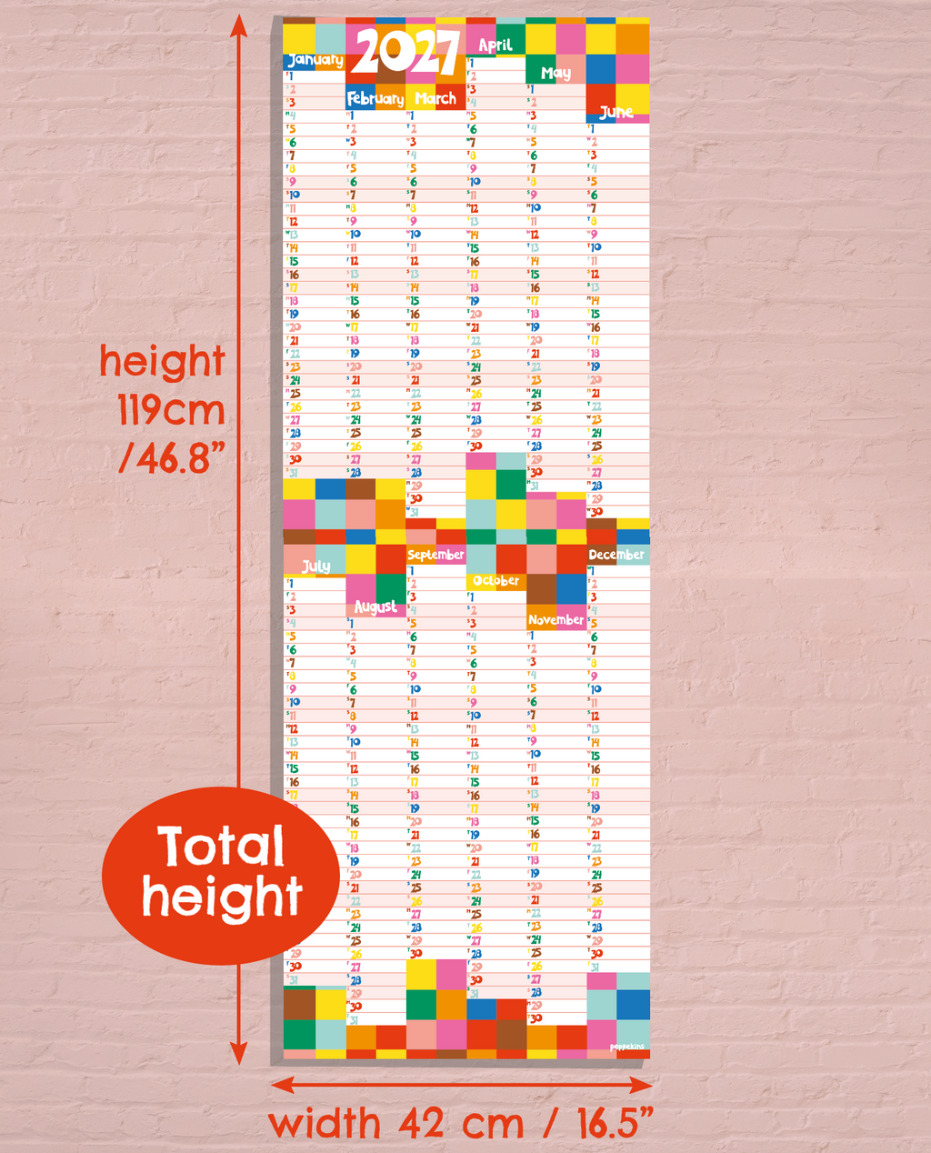 NEW! Large Wall Calendar 2027
