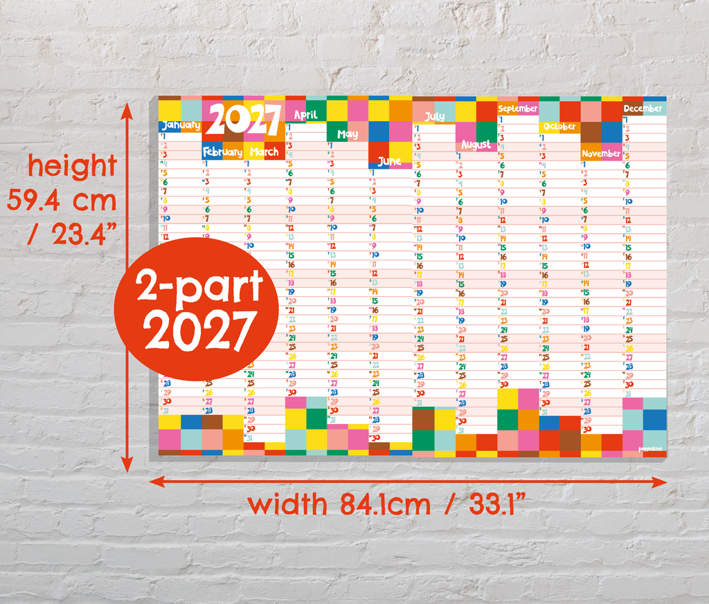 NEW! Large Wall Calendar 2027