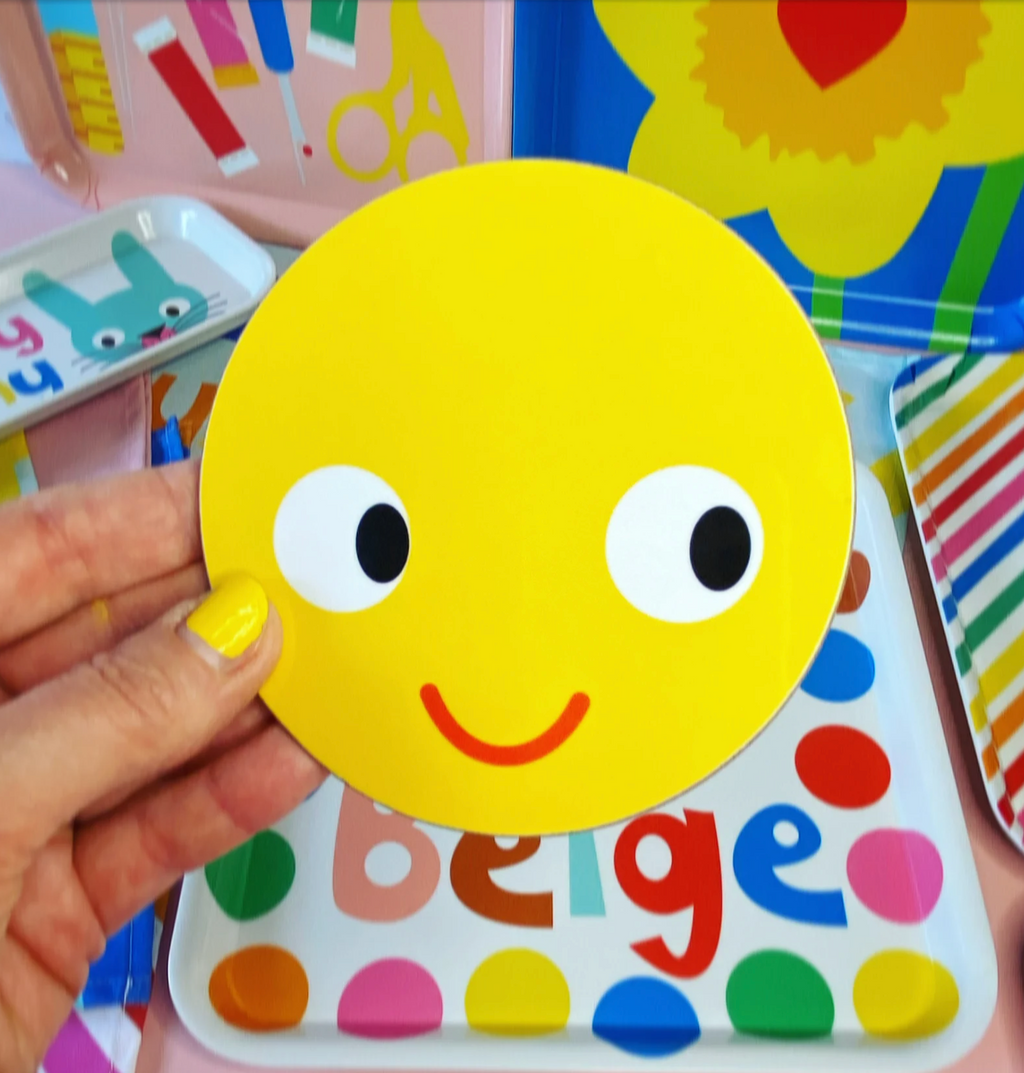 Smile! Melamine Coaster