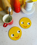 Smile! Melamine Coaster