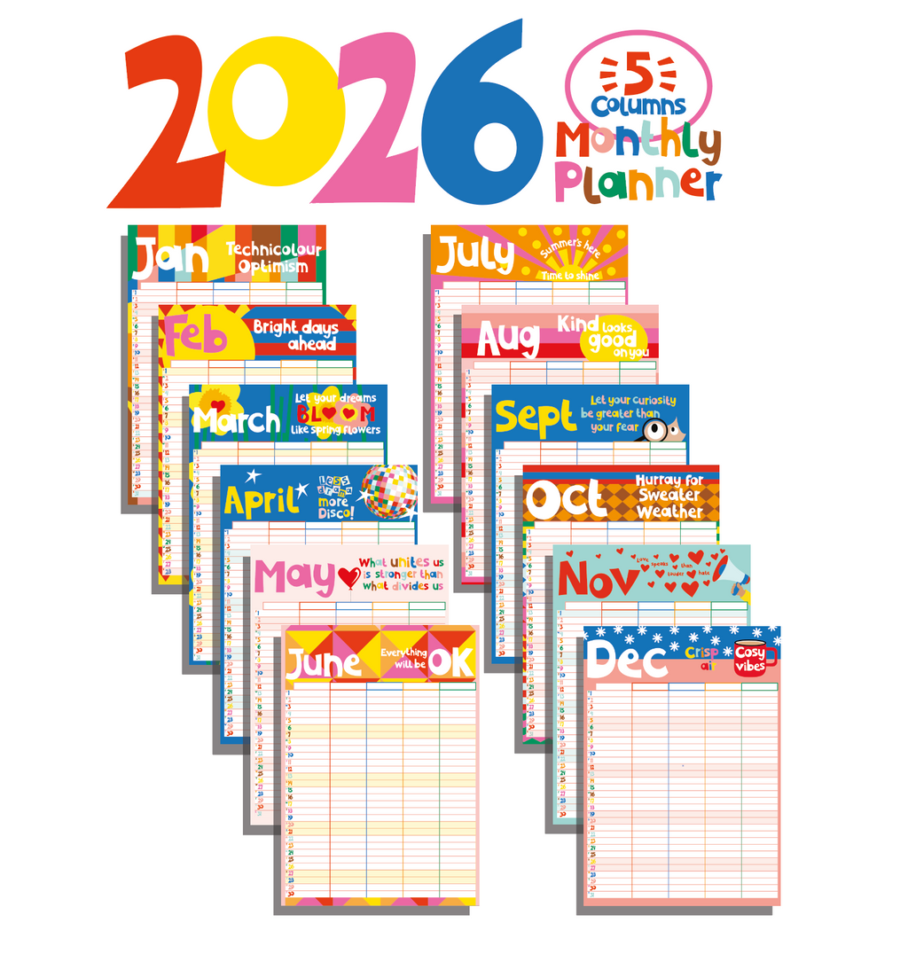 2026 Monthly Family Planner