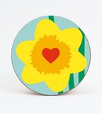 Daffodil Melamine Coaster Set