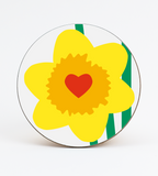 Daffodil Melamine Coaster Set