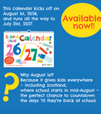 Kids Activity 26/27 Calendar