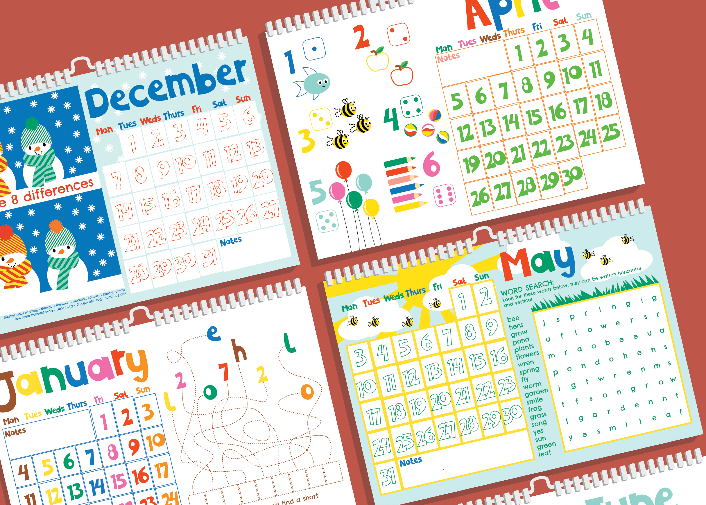 Kids Activity 26/27 Calendar