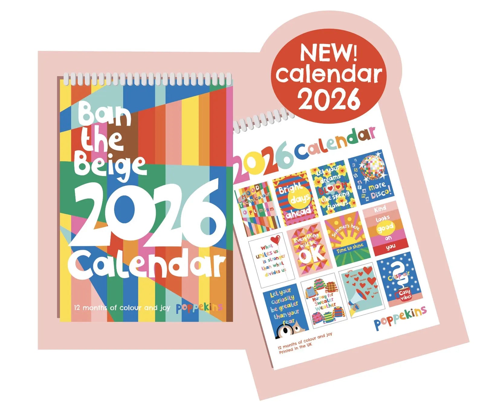 Colourful 2026 Calendar
