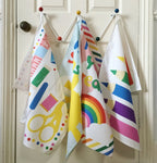Fun Tea Towel - Rainbow Pencils