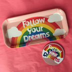 Motivational Melamine Tray and Coaster Set - Limited Edition