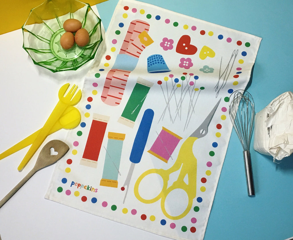 Haberdashery Tea Towel