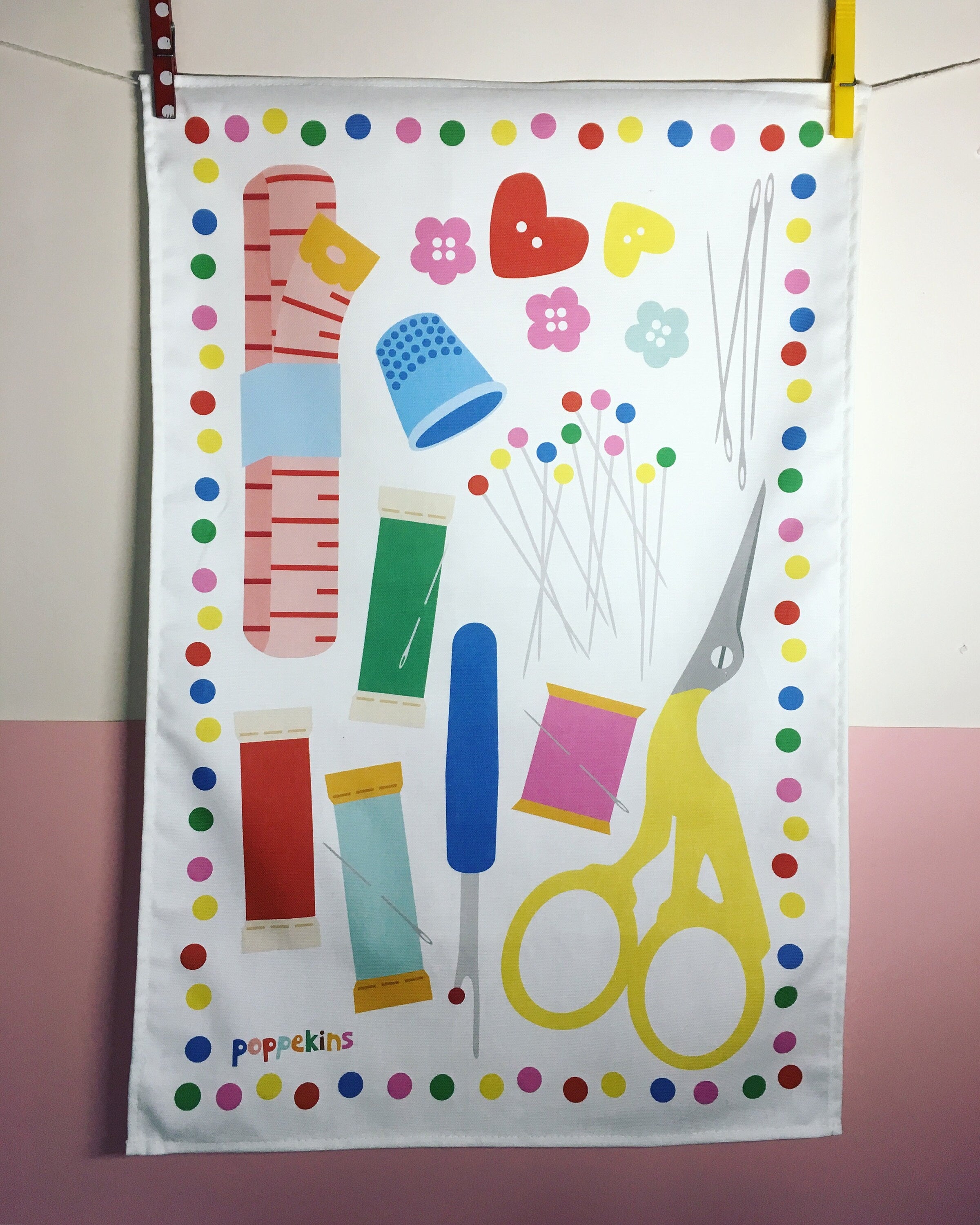 Haberdashery Tea Towel