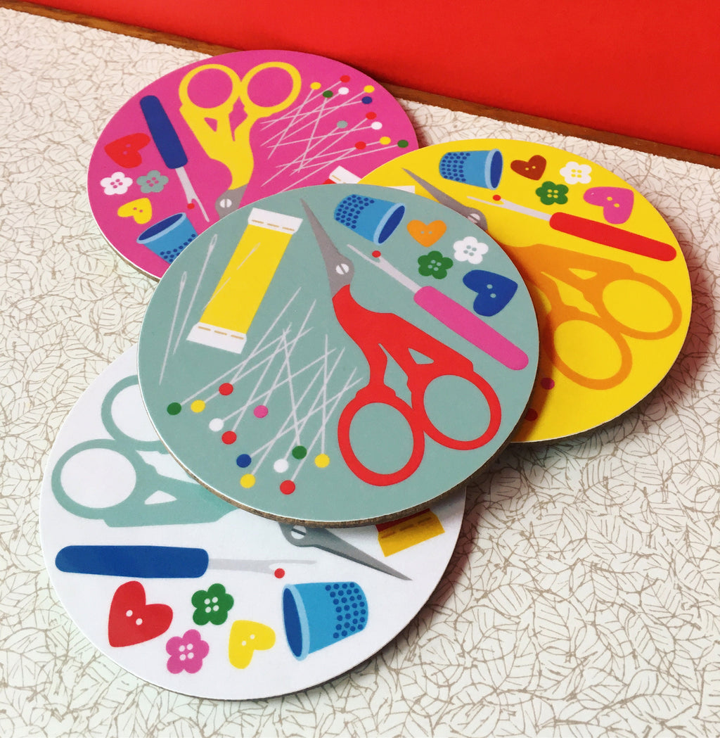 Set of 4 Tea Coasters