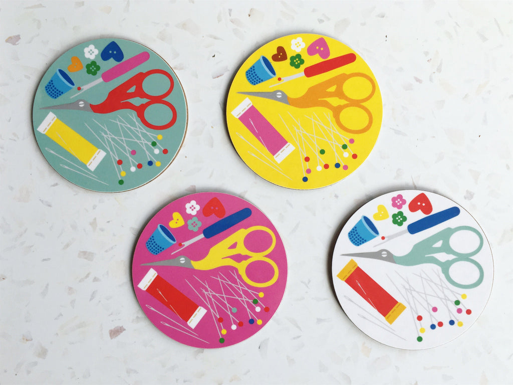 Set of 4 Tea Coasters