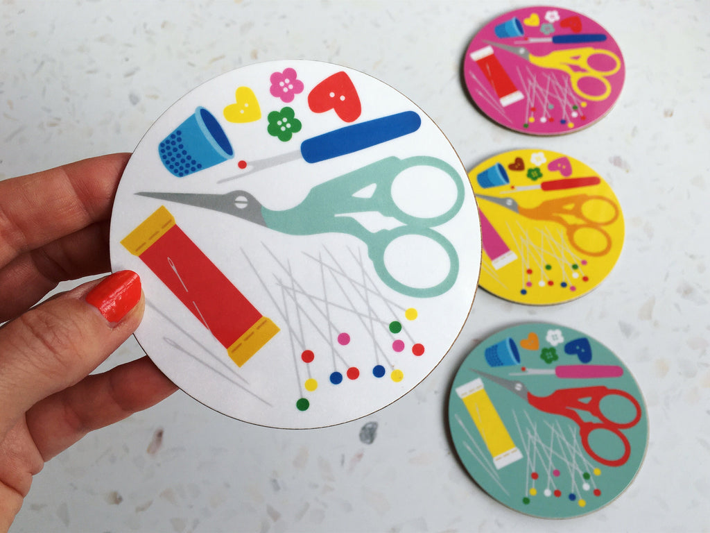 Set of 4 Tea Coasters