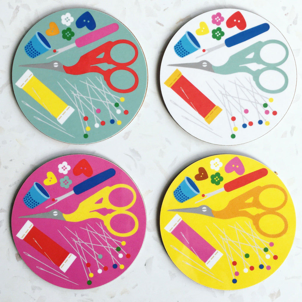 Set of 4 Tea Coasters