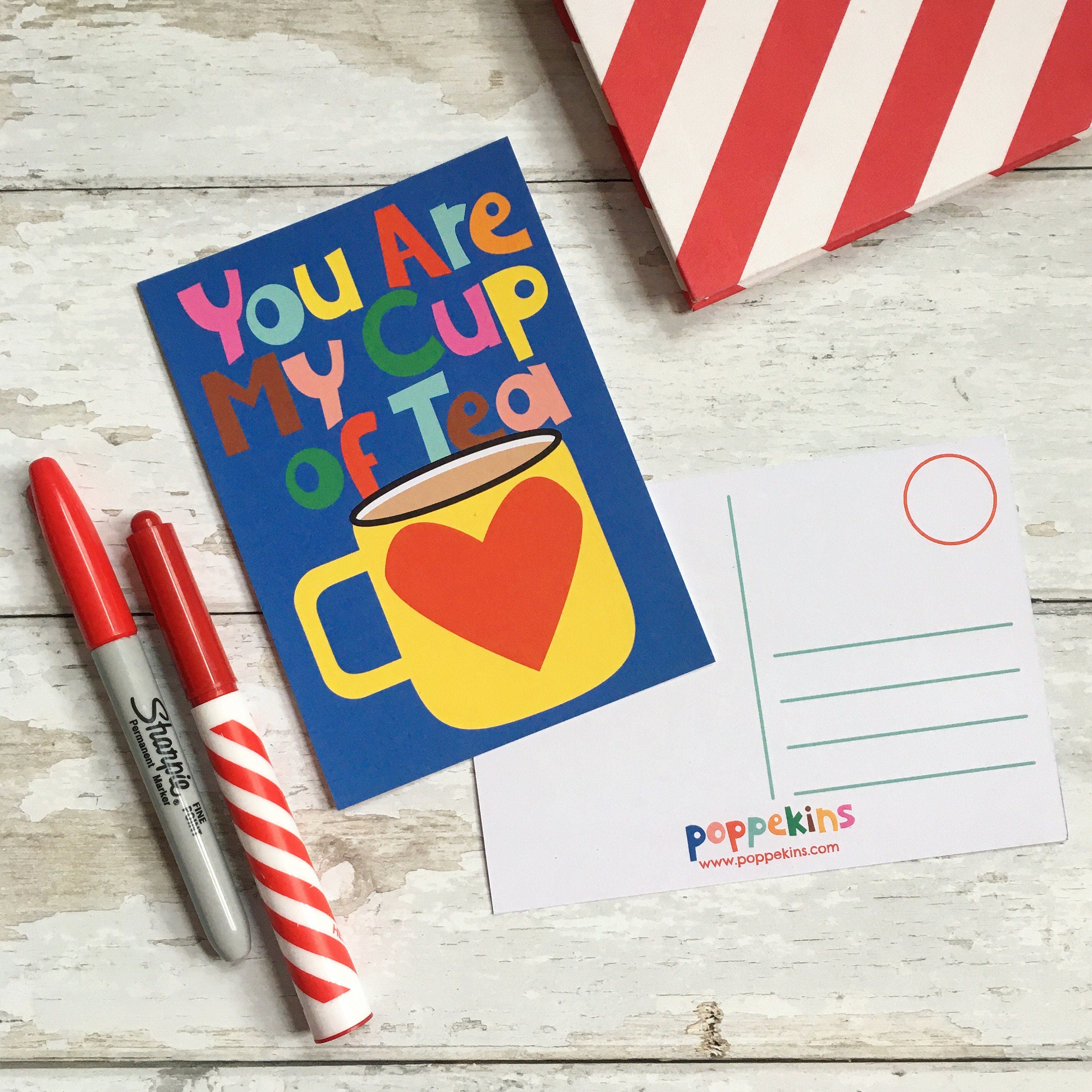 Colourful Postcard | Tea-lover