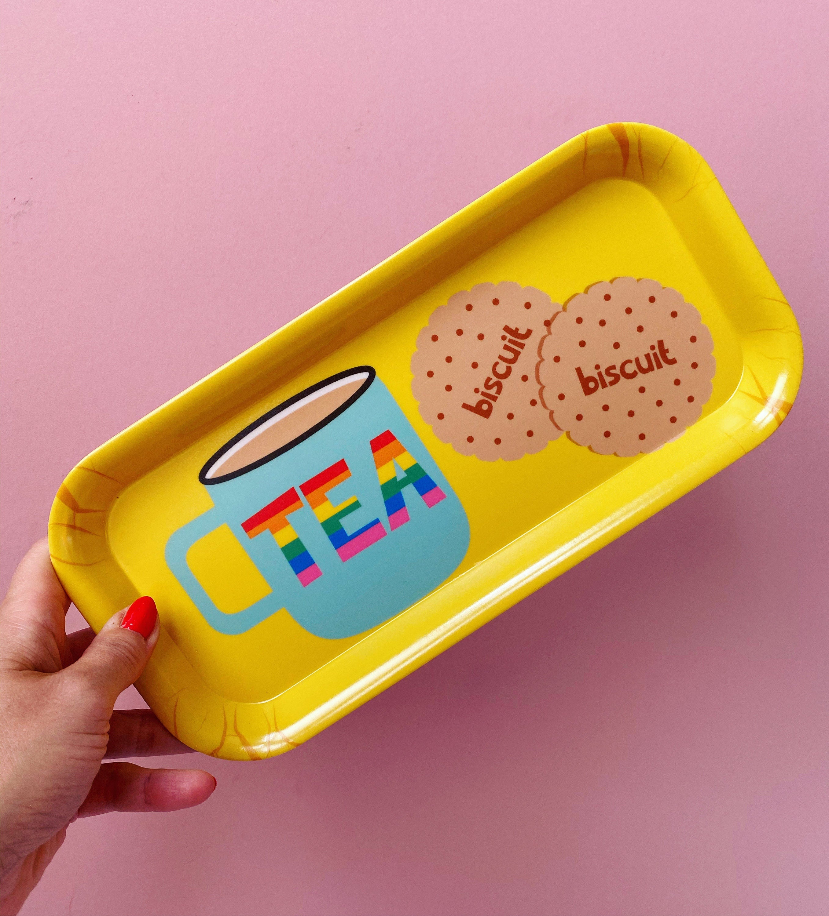 Tea and Biscuits Melamine Tray