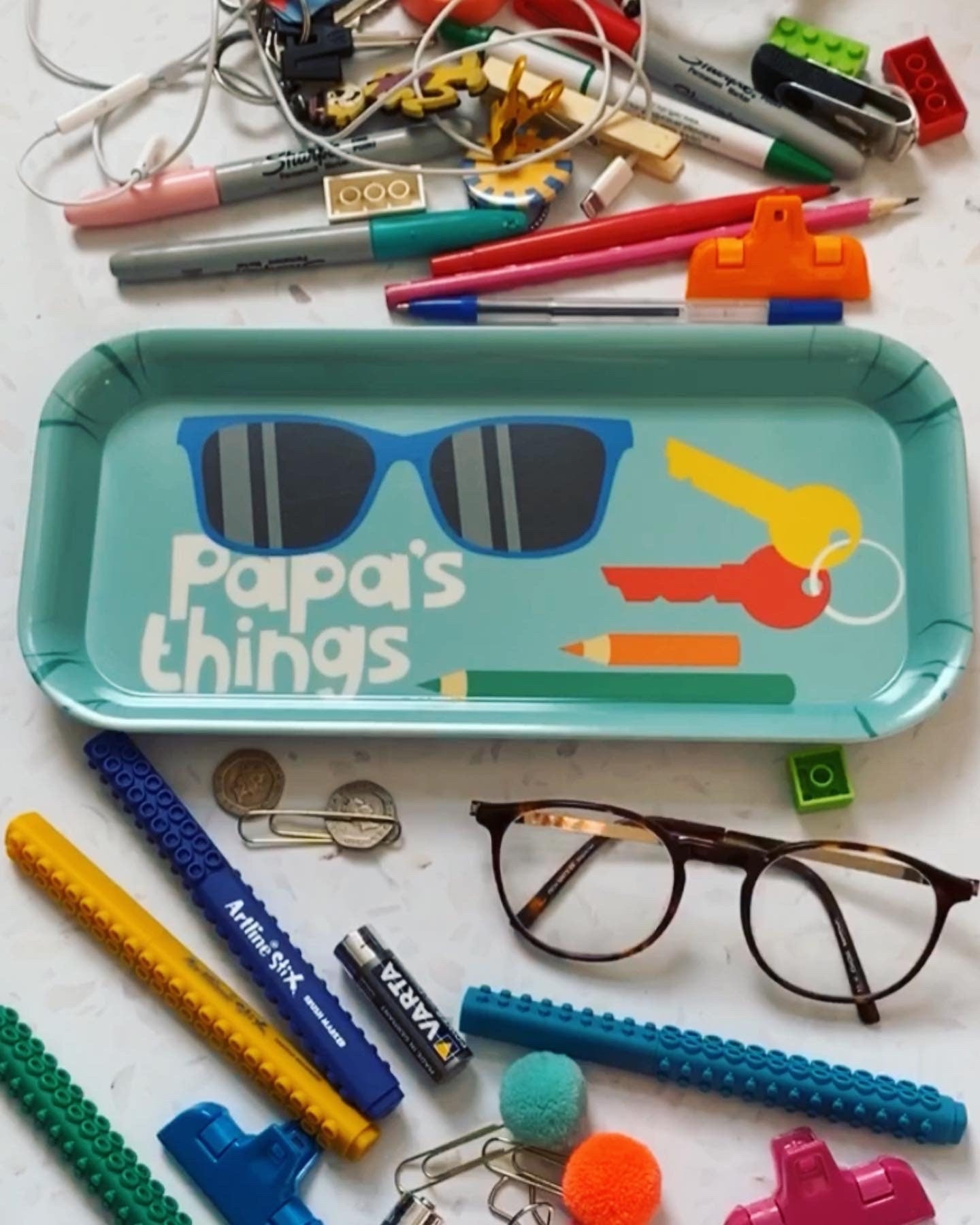 Dad's / Papa's Things Tray
