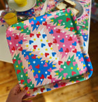 Christmas Square Melamine Tray