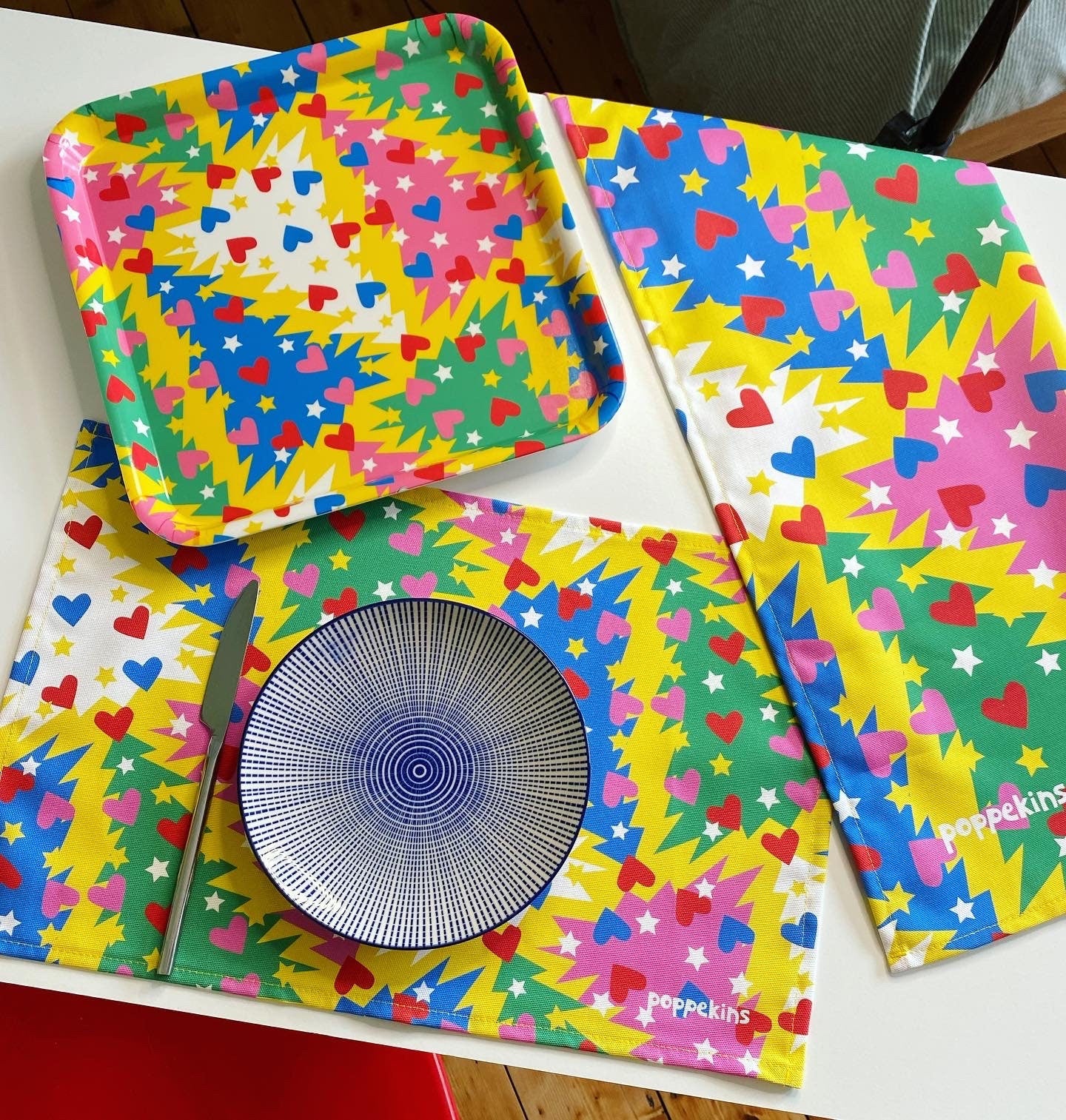 Christmas Square Melamine Tray