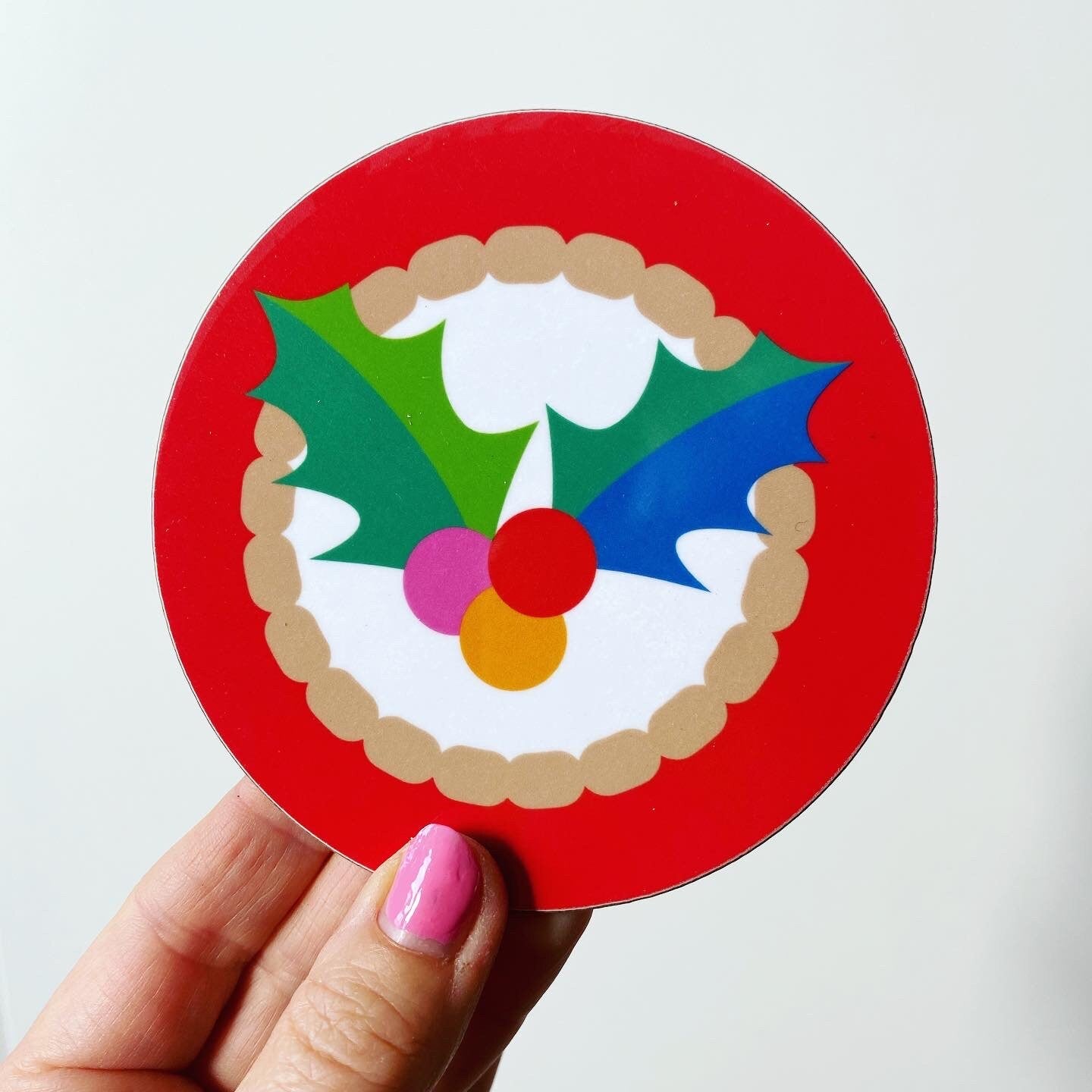 Mince Pie Christmas Coaster