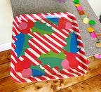 Square Christmas Tray - Holly