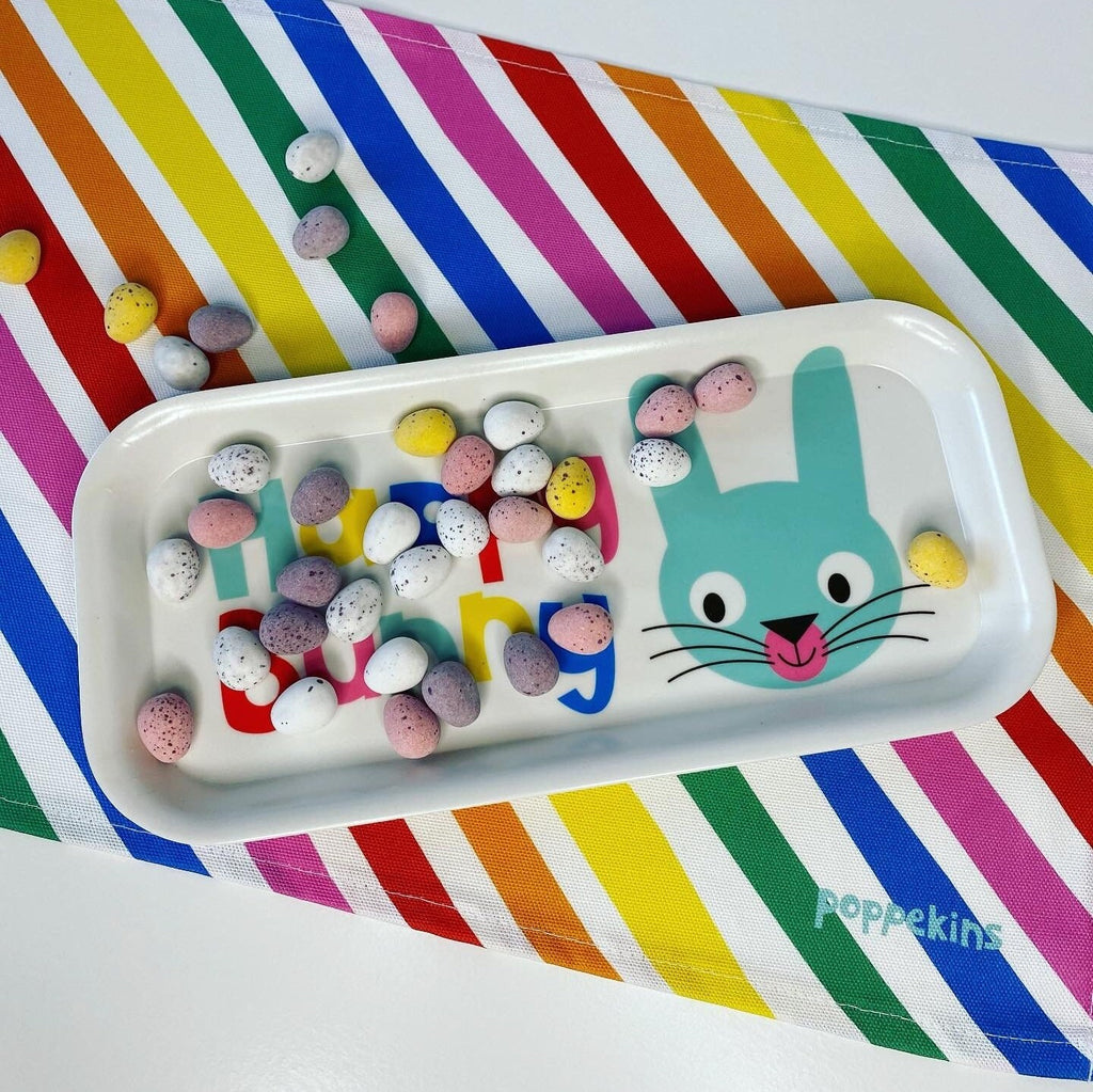 Melamine Tray - Happy Bunny!