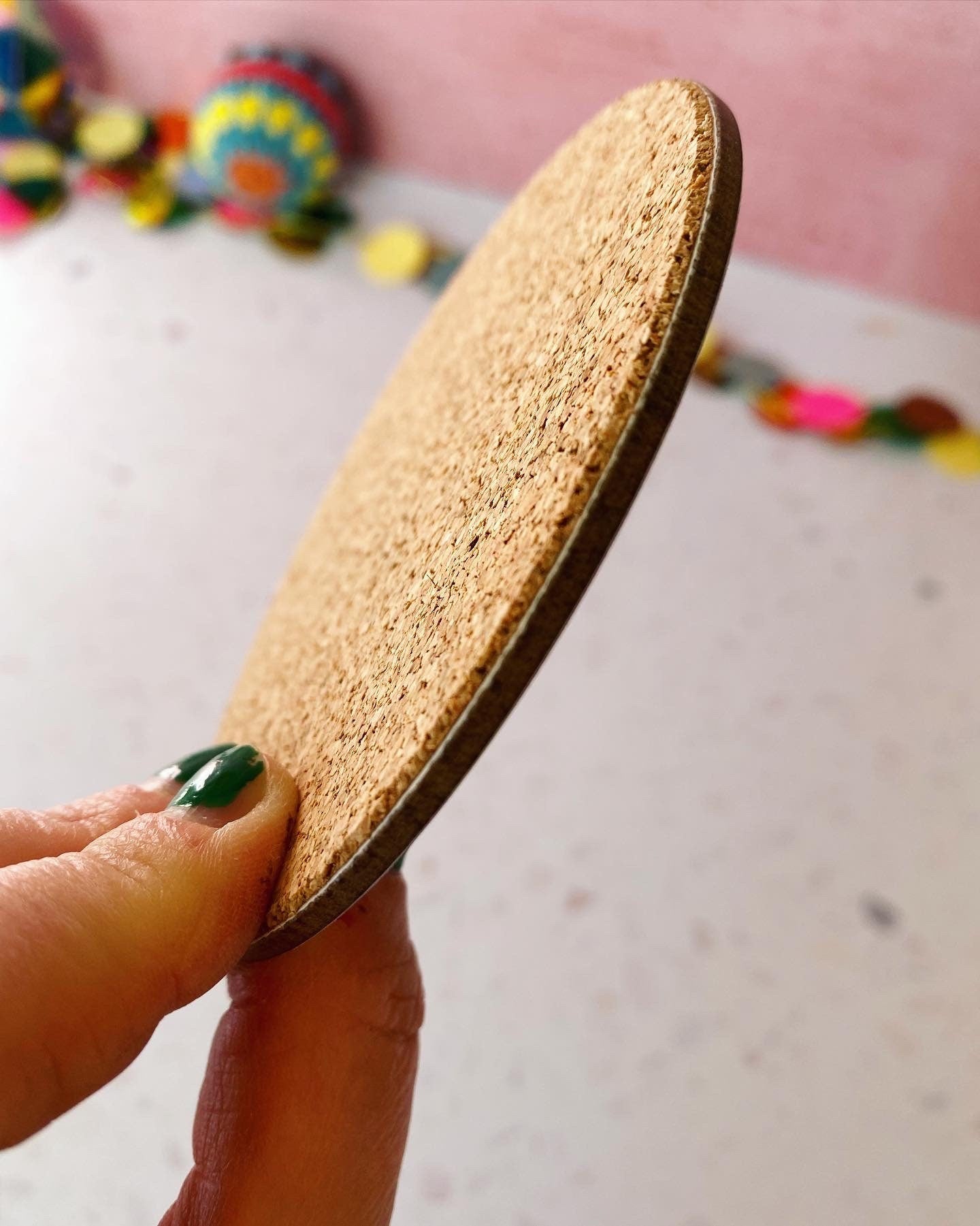 Starry Santa Christmas Coaster