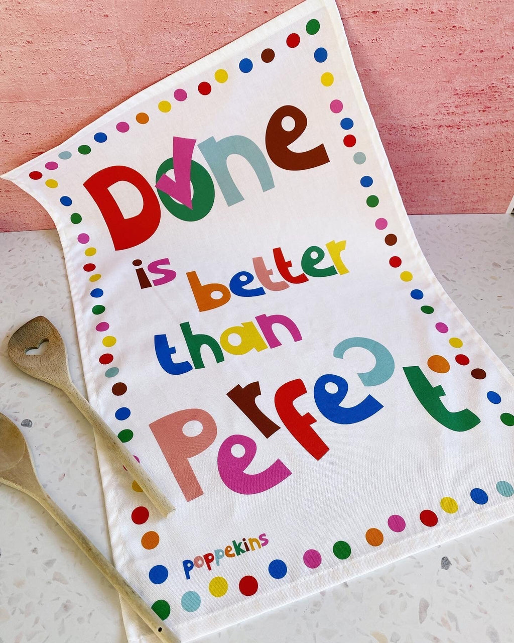 "Done is better" Coaster