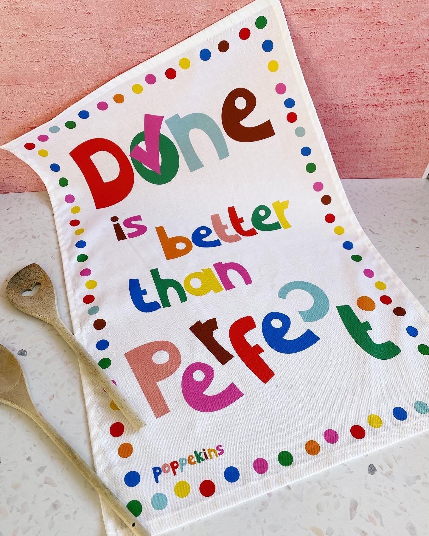 "Done is better" Coaster