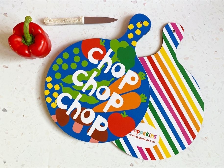 Large Chop Chop Veggies Chopping Board