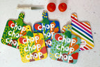 Chop Chop Chopping Board with vegetable design
