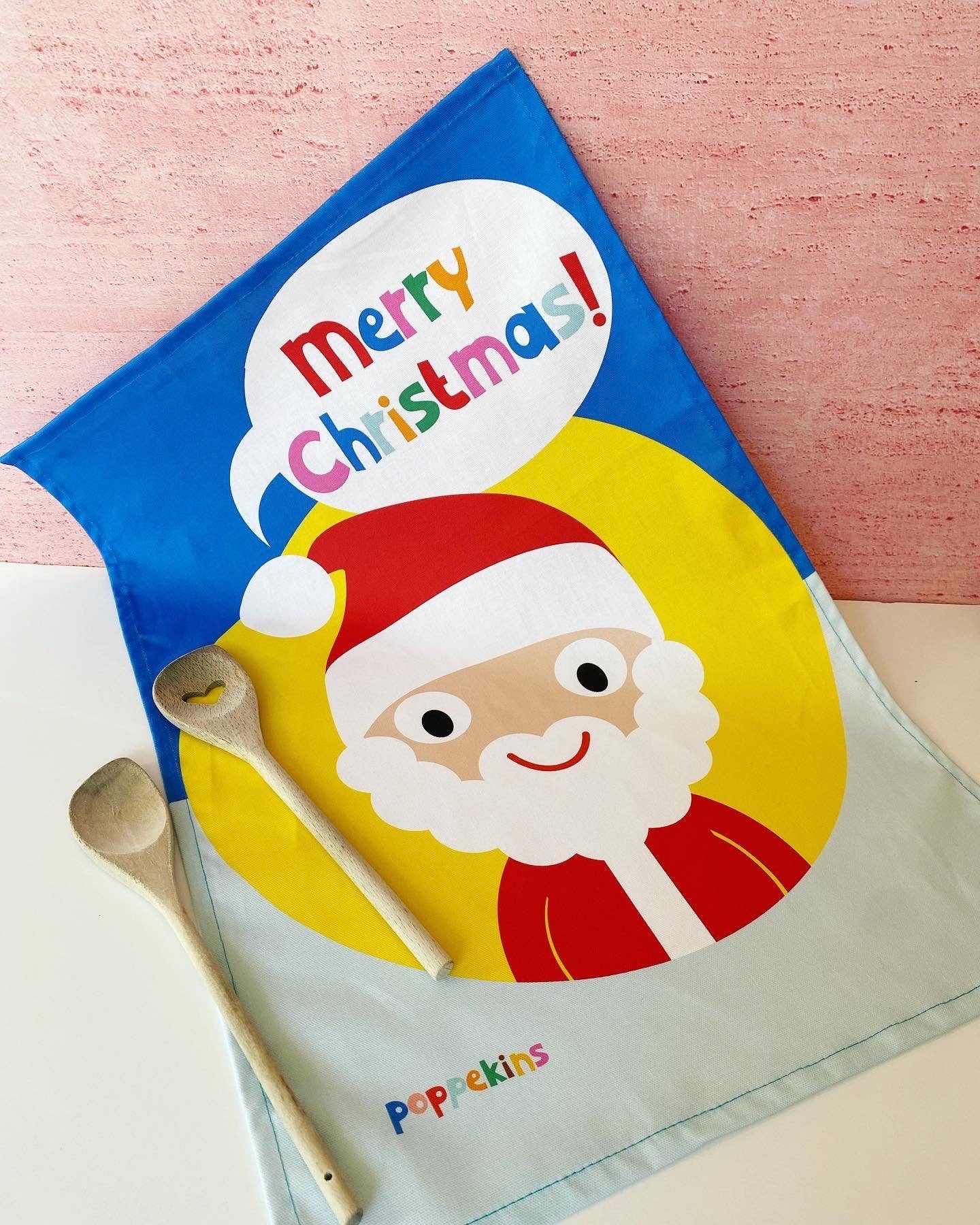 Father Christmas Tea Towel