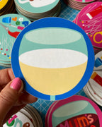 Red or White Wine Coaster