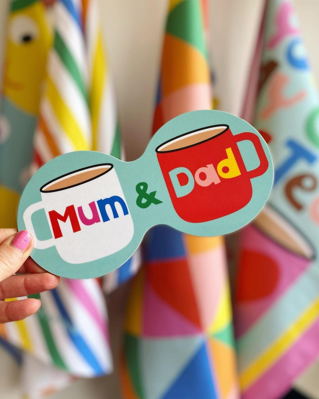 Mum and Dad Sharing Coaster