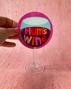 Mum's Wine Coaster