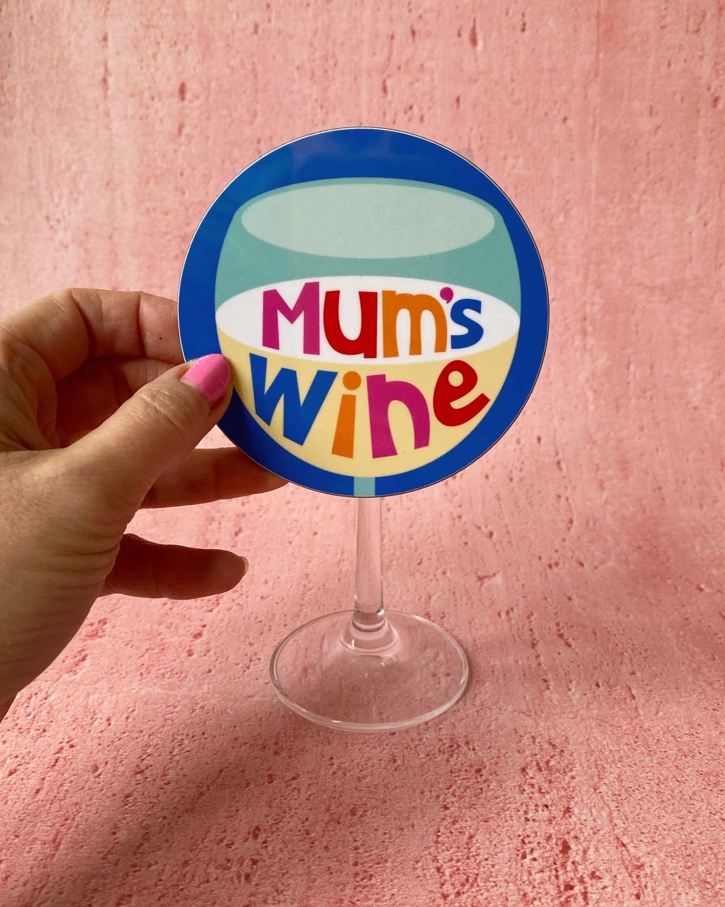 Mum's Wine Coaster