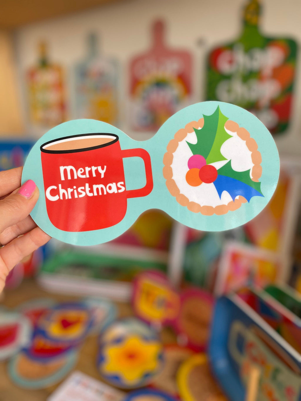 Merry Christmas Double Coaster | Limited Edition