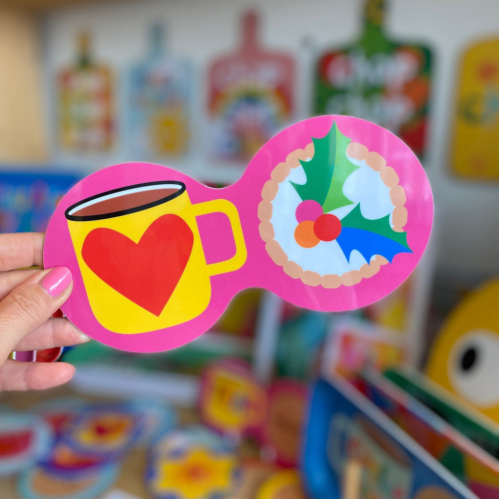 Mince Pie Double Coaster -Limited Edition