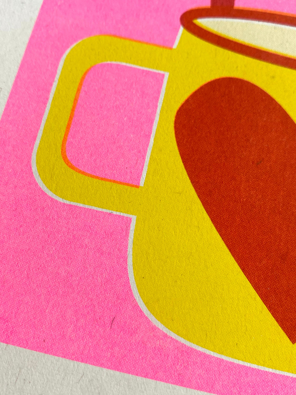 Bright Riso print | You are my cup of Tea